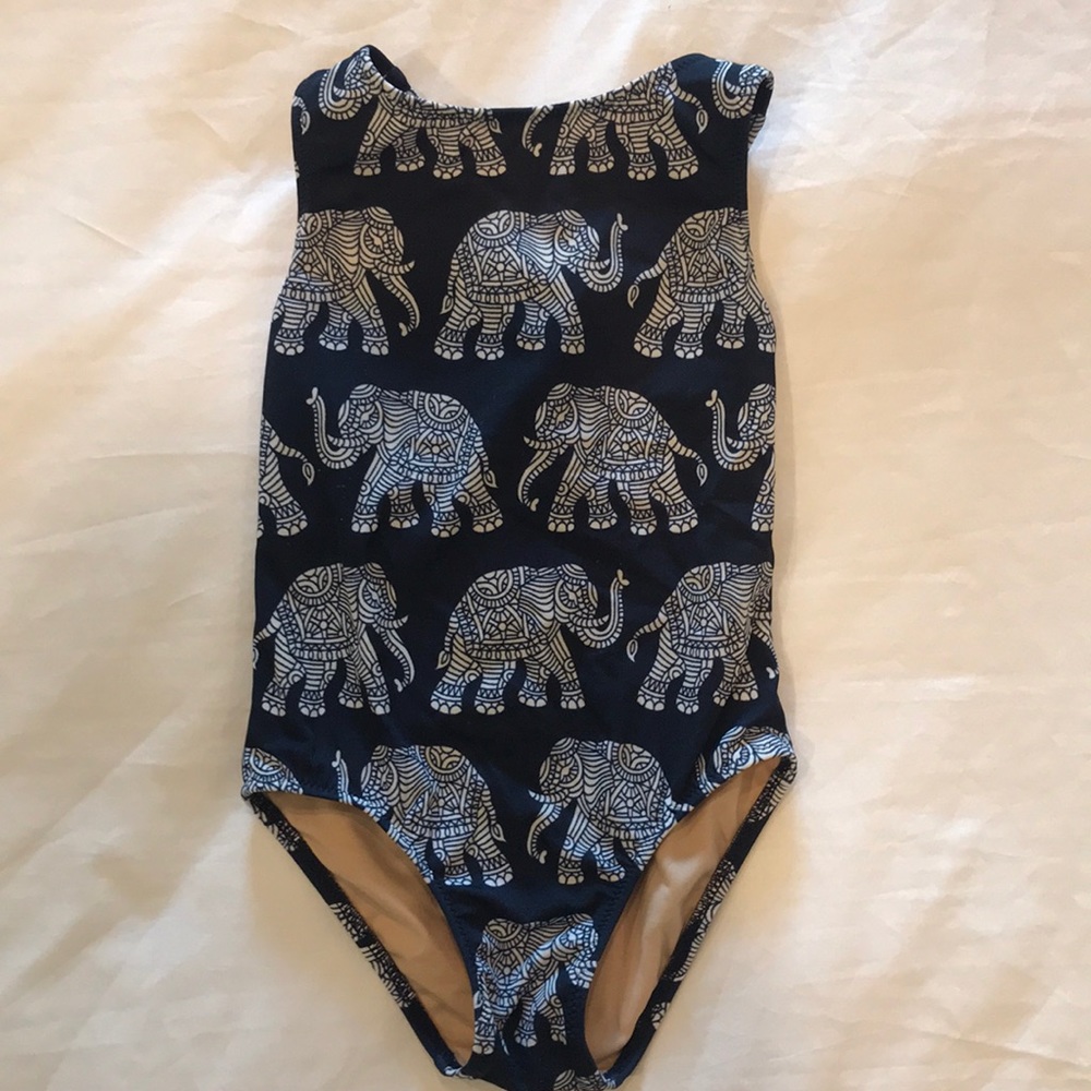Crewcuts Elephant Navy Bathing Suit